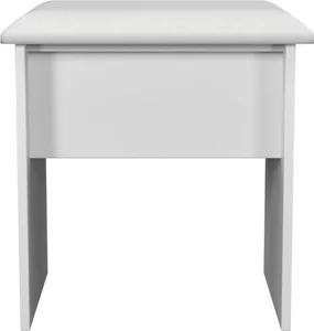 View Padstow dressing stool - padded - white