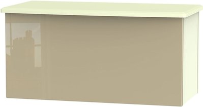 View Knightsbridge blanket box - mushroom and cream