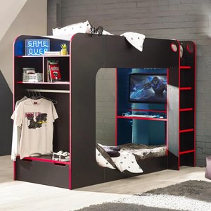 View Impact gaming bunk bed - black View Impact gaming bunk bed - black