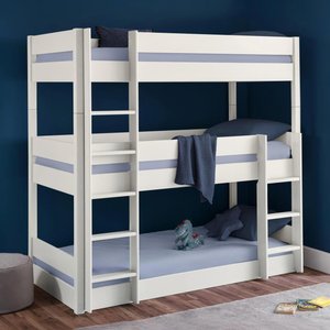 View Trio bunk bed - 3 level - white
