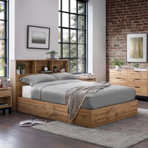 View Bali oak ottoman storage bed - sizes available View Bali oak ottoman storage bed - sizes available