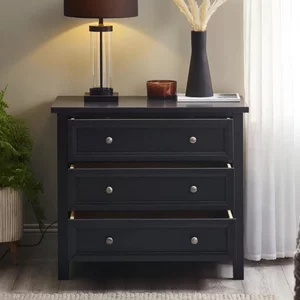 View Maine chest - 3 drawer - small - black