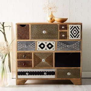 View Sorio chest - multi drawer - reclaimed wood