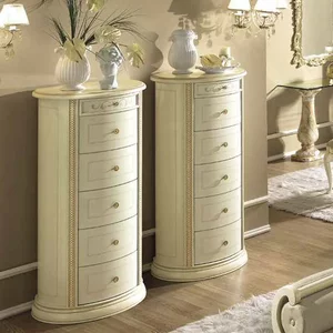 View Siena italian chest - 6 drawer - tall - ivory