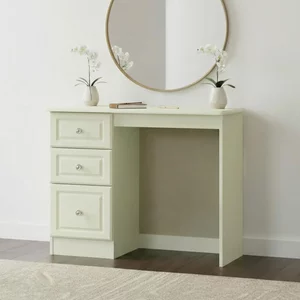 View Pembroke dressing table - single - 3 drawer - cream