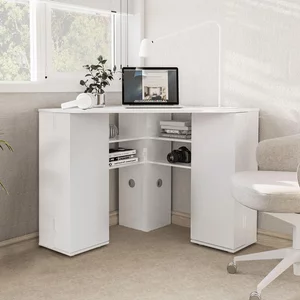 View Olivia corner dressing table - 2 door - white View Olivia corner dressing table - 2 door - white