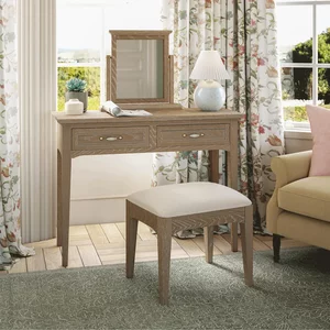 View Ennis dressing set - 2 drawer - natural matt lacquered