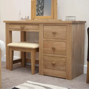 View Torino dressing set - 4 drawer - oak