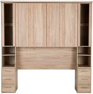 View Luxor 3+4 overbed unit - 215cm - 33cm occasional element - rustic oak