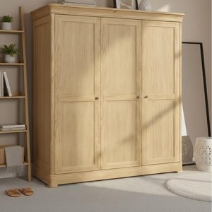 View Moreno wardrobe - 3 door - oak