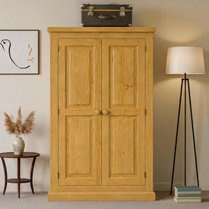 View Churchill wardrobe - 2 door - kids - waxed pine