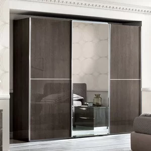View Platinum italian wardrobe - mirror sliding