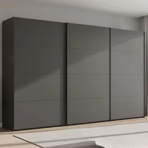 View Beluga extra sliding wardrobe - 406cm - 3 door - graphite