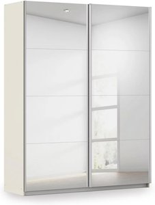 View Miramar type-3 sliding wardrobe - 181cm - 2 door - fully mirrored - champagne