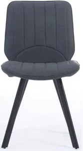 View Clearance - alessandra dining chairs - set of 4 - grey faux leather - fs175