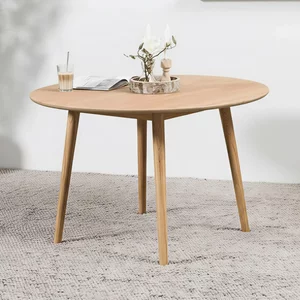 View Nagano round dining table - 4 seater - 120cm - oak View Nagano round dining table - 4 seater - 120cm - oak