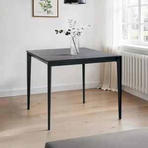 View Miami dining table - 2 seater - 80cm - square - grey ceramic View Miami dining table - 2 seater - 80cm - square - grey ceramic