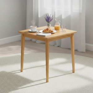 View Hanover square dining table - 2 seater - 75cm - light oak View Hanover square dining table - 2 seater - 75cm - light oak