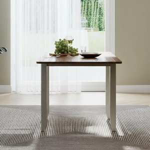 View Arden grey painted 2 seater square dining table View Arden grey painted 2 seater square dining table