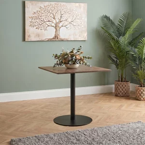 View Manhattan dining table - walnut - 2 seater - 80cm - square View Manhattan dining table - walnut - 2 seater - 80cm - square