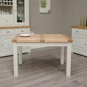 View Deluxe painted extending dining table - 4-6 seater - 122cm-162cm
