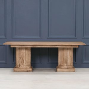 View Rustic mango wood dining table - 8 seater - 220cm