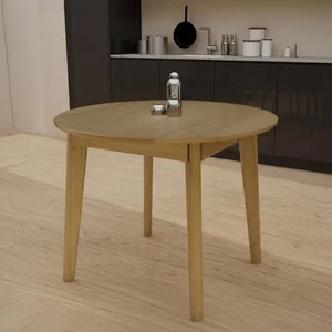 View Scandic dining table - 4 seater - round - 95cm - oak View Scandic dining table - 4 seater - round - 95cm - oak
