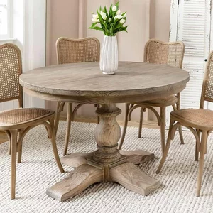 View Topsham round dining table natural View Topsham round dining table natural