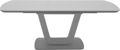 View Lazzaro extending dining table - 6-8 seater - 160-200cm - light grey matt