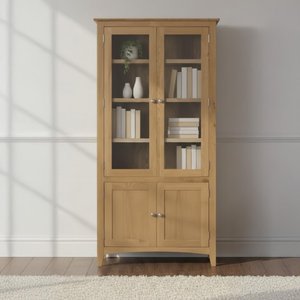 View Kilkenny display unit - 4 door - oak