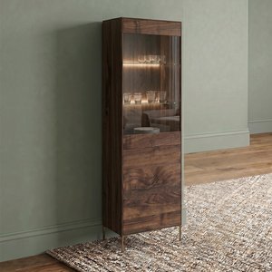 View Helga display cabinet - 2 door - oiled walnut - variation available
