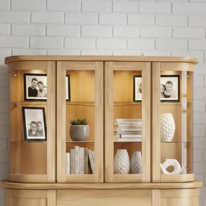 View Sorento wide sideboard top - oak