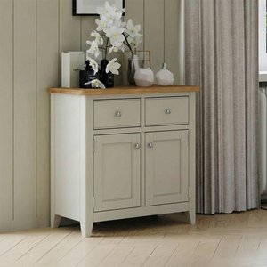 View Arden grey painted 75cm small 2 door sideboard