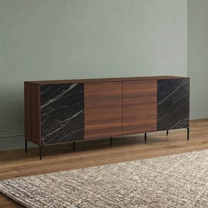 View Helga sideboard - 4 door - oiled walnut - variation available