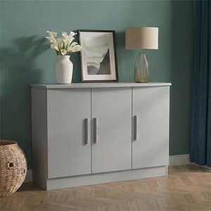 View Knightsbridge sideboard - small - 3 doors - grey
