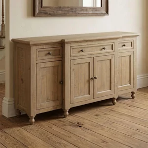 View Chateau sideboard - 4 door - large - natural - rustic pine