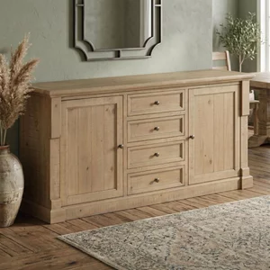 View Chateau sideboard - large - natural - rustic pine