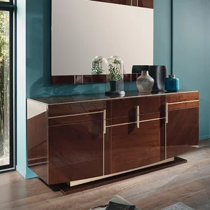 View Bellagio sideboard - 3 door - large - high gloss walnut - wooden