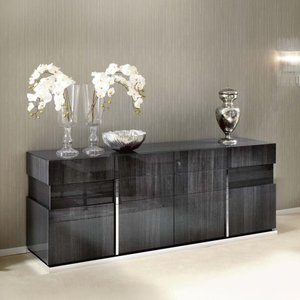 View Montecarlo sideboard - 4 door - extra large - grey koto high gloss