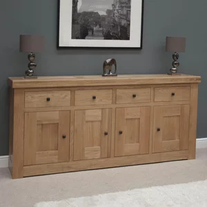View Bordeaux sideboard - 4 door - extra large - 210cm - oak