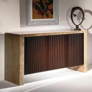 View Espresso and wood sideboard - medium - marble - variation available