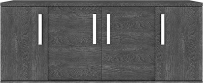 View Status sarah day buffet sideboard - 202cm - 4 door - assembled - grey birch