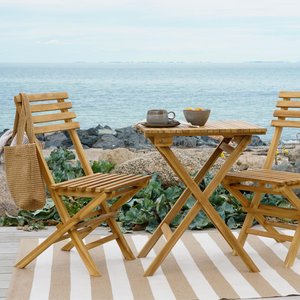 View Cuenca cafe set - 2 seater - square - teak wood View Cuenca cafe set - 2 seater - square - teak wood
