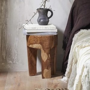View Teak stool - natural View Teak stool - natural