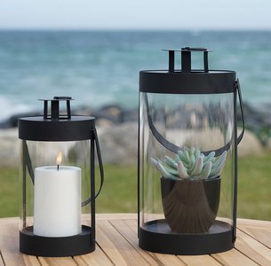 View Bondi lantern - black steel - set of 2