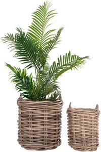 View Burton basket - round - natural - rattan - set of 2