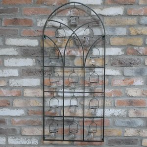 View Candle holder wall decoration - set of 2 - metal