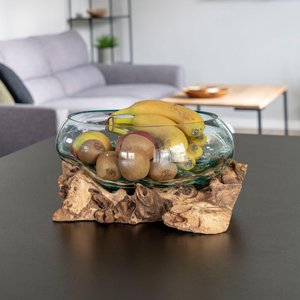 View San marino waterdrop - teakwood & glass