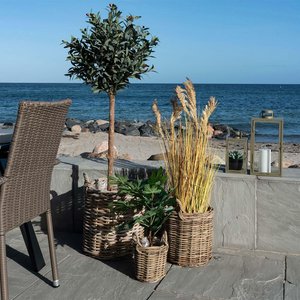 View Sema basket - natural - kubu rattan - set of 3