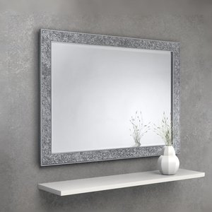 View Staccato wall mirror - rectangular - silver View Staccato wall mirror - rectangular - silver